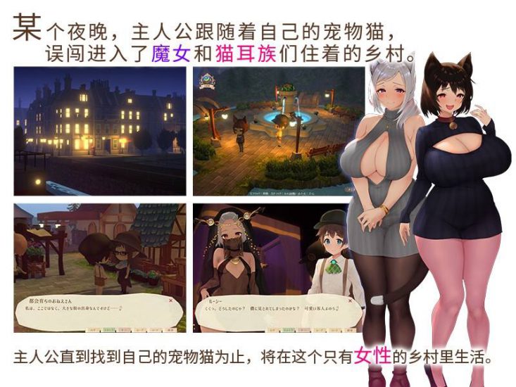 图片[14]-电脑版【3D精品RPG/全动态/全CV】魔女与猫的桃源乡 Ver1.01 官中+全CG存档-大壮游戏