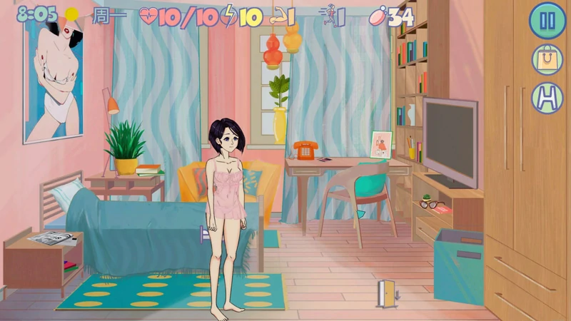 图片[3]-安卓+电脑【SLG动态】疯狂新生活~Insoxsity 正式完结版 步-大壮游戏