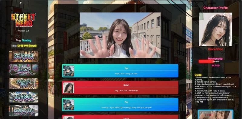 图片[2]-电脑版【亚洲风HTML真人动态】街头英雄 Street Hero V0.6c 骑-大壮游戏